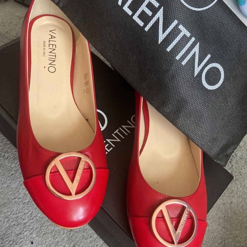 AUTHENTIC valentino ballerina flats red - Picture 2 of 3